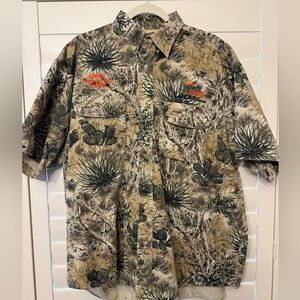 Game Guard Camo Short Sleeve Button Up